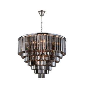 Crystal Chandeliers: Odeon (Oasis) Chandelier- 7 Layer - Smoke Finish - W:100cm