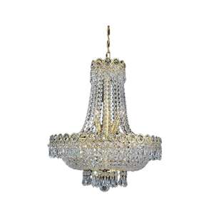 Empire Basket Chandelier - Gold - 8 Light