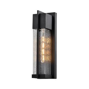 Wall Sconces: Noctra Collection Outdoor Wall Sconce - 1 Light - Black