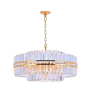 Gold Filter: Ashton Collection - Chandelier - Gold Plated - W:68cm