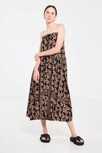 Salasai: Country Club Skirt / Dress Beige Pop Palm