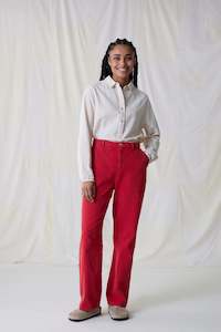 Phil Plain Red Trousers