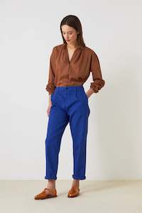 Patrick Plainy Trousers Blue