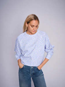 Mos Mosh: Barbro Spring Sweatshirt Ecru