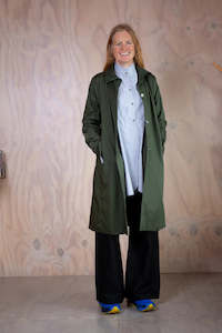 Masami: Maggie Raincoat Green