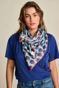 Scarves: Flower Acqua Shawl