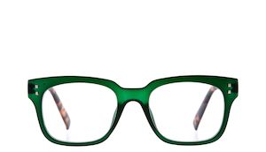 6am Green Reading Glasses