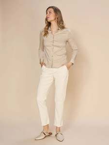 Celest Chino Pants Ecru