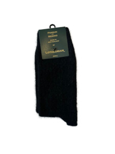 Possum Rib Sock Black