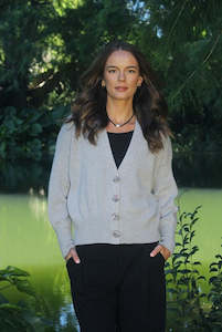 Alpaca Enclave Cardigan Dove