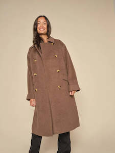 Venice Wool Coat Rain Drum