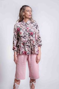 Sherykw25sale: Smokey Floral Frill Blouse Viscose