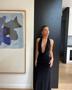 Midi Dresses: La Marie Nadia Dress - Black