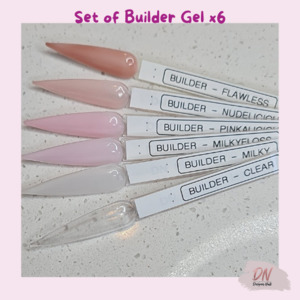 Dn Builder Gels: Builder Gel - SET OF 6x