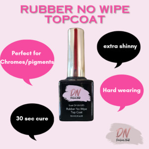 Neutrals And Nudes: Rubber TOP COAT - No Wipe