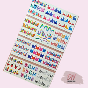 Water decals - french