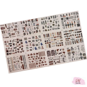 Water Decals: Water Decals - #3 animal print