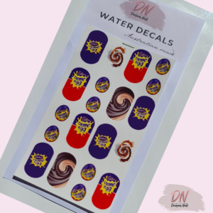 Egg water decals
