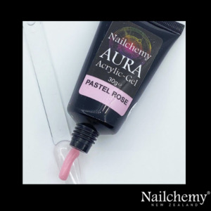 Nailchemy: Aura - Acrylic Gel - PASTEL ROSE 30gm