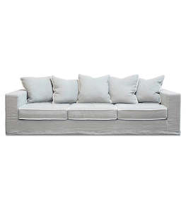 Lacoste sofa with loose cover