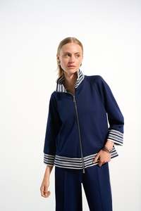 Joseph Ribkoff: Joseph Ribkoff Scuba Jersey Jacket / 261617