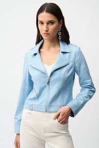 Joseph Ribkoff: Joseph Ribkoff Faux Suede Fitted Jacket / 261910 (2 Colours)