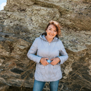 Moke: Moke Anita Down Jacket ( Ice Blue , Black)