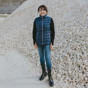 Moke: Moke Emily Peplum Down Vest