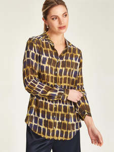 Sills: Sills Mosaic Longline Shirt / 12689
