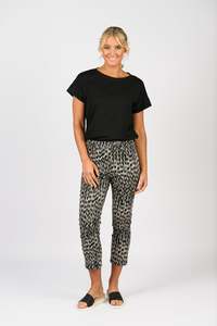 Vassalli: Vassalli Printed Skinny 7/8th Leg Lightweight Pull On  / 271LW -----(3 Colours)