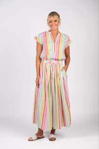 Vassalli: Vassalli Elastic Waist Maxi Skirt / 7065