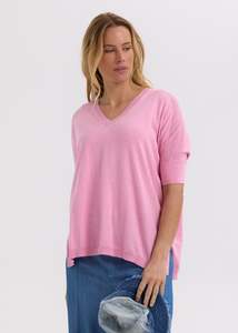 Zaket & Plover Pointelle Shoulder Top / ZP7709