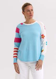 Zaket & Plover My Happy Jumper / ZP7710 (2 Colours - Aqua & Khaki )