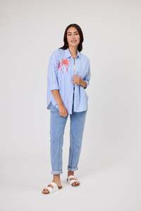 Shirts: Duo Lexie Embroided Shirt / DU30098