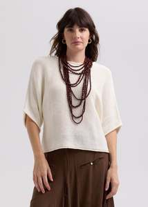 ld + co Textured Jumper / LC7764 (2 colours - Black & White)