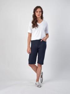 Shorts: Vassalli Poplin Straight Leg Short / H1001P