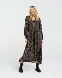 Blackstone Sienna Shirred Dress / BWD9248