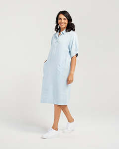 Blackstone: Blackstone Bamboo Tencel Shirt Dress / BSY9022