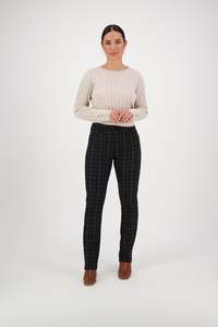 Winter 23: Vassalli Slim Leg Printed Ponti Pull On / 234