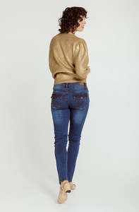 Winter 23: New London Jeans /  Chelsea  / Denim/Bronze
