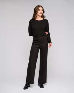 Pants: Vassalli Loft Knit Pull On Pant - Metro / 235B