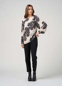 Madly Sweetly: Madly Sweetly Wood Rose Top / MS1846