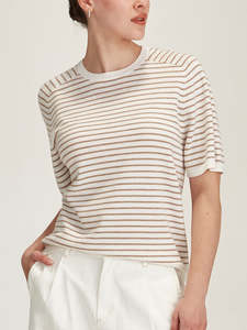 Sills Cecilia Stripe Knit Tee / 12803.1