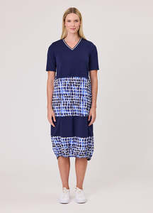 Garments: Duo Mosaic Mixed Dress / DU31532