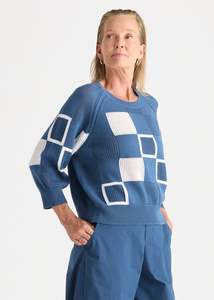 Zacket Plover: Zaket & Plover Patch Pointelle Top / ZP8812 (2 Colours)