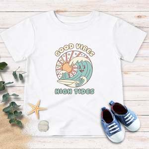 Auto: Good Vibes High Tides Toddler Tee
