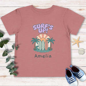 Auto: Personalized Surf’s up Toddler Tee
