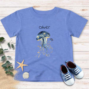 Auto: Personalized Jellyfish & stars Toddler Tee