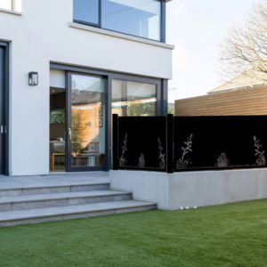 Balustrades Low Deck Fences: Flax 1 - Kiwi Bush Collection of Balustrades ( 1735 x 1100 mm )