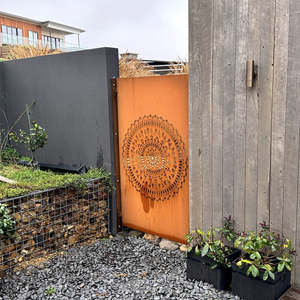Garden Privacy Doors & Pedestrian Gate - Mandala